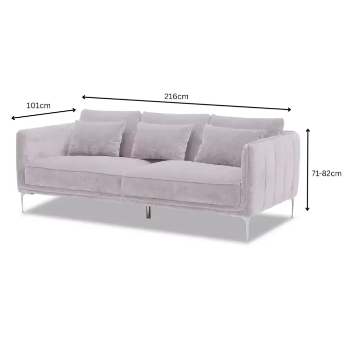 OBSEIDA 3 Seater Sofa