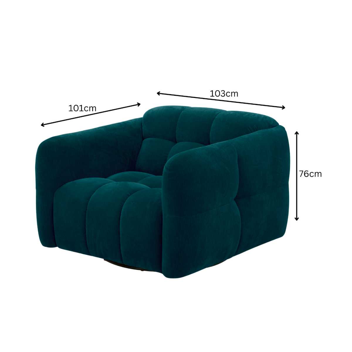 ARGENTA Swivel Armchair