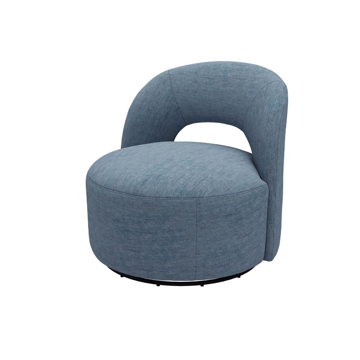 KF.A2180 G0503760 (1)-white ROCKRIDER Swivel Armchair