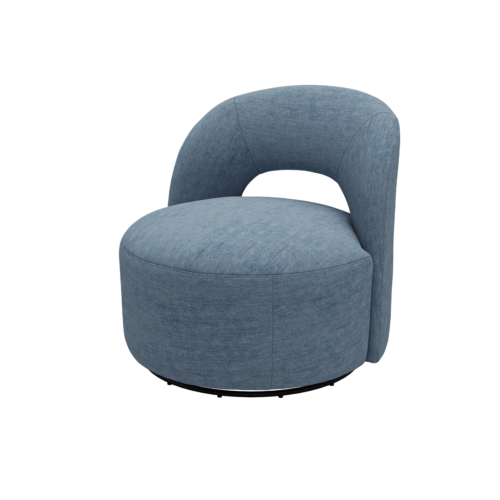 KF.A2180 G0503760 (1)-white ROCKRIDER Swivel Armchair