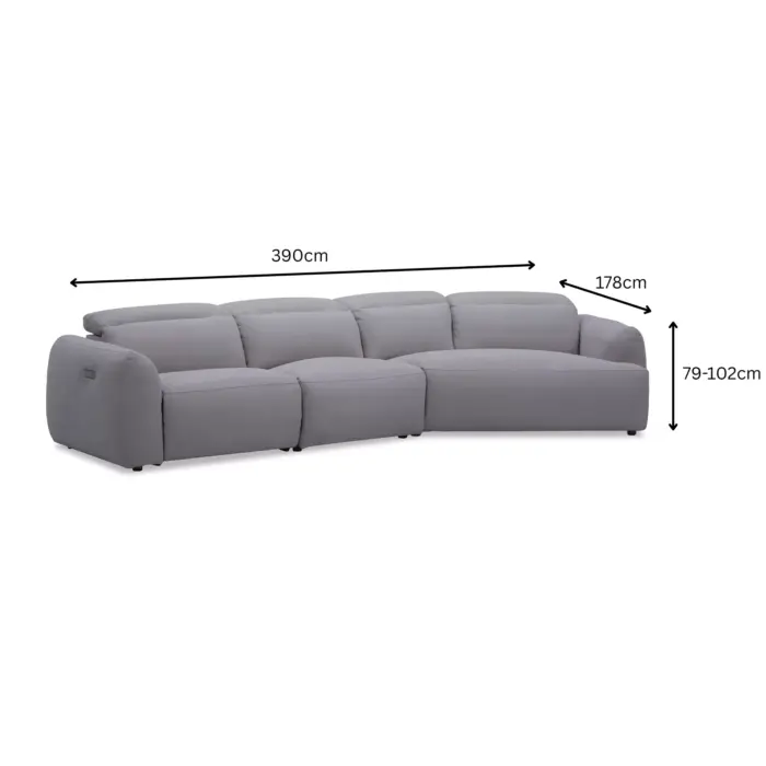 BADALONA Electric Corner Sofa