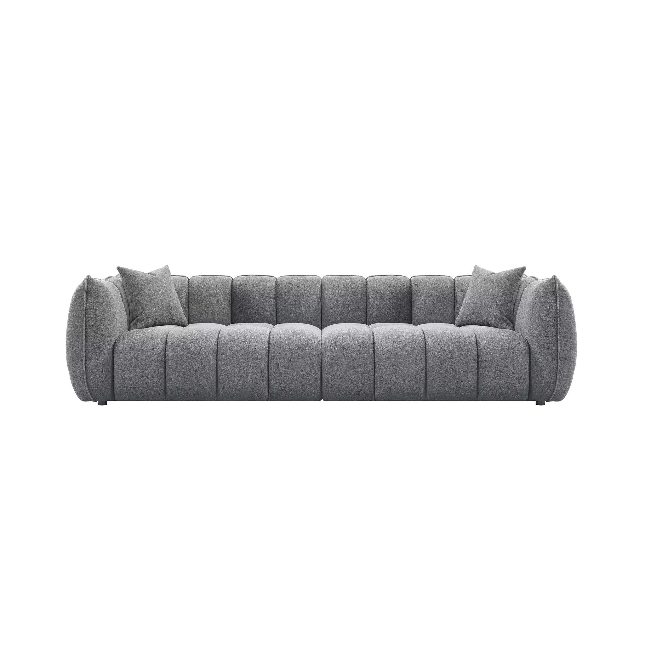 Four Day BOLOGNA 4 Seater Sofa Grey