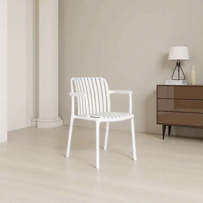 1819 WHITE 70029 SAMONA Plastic Chair