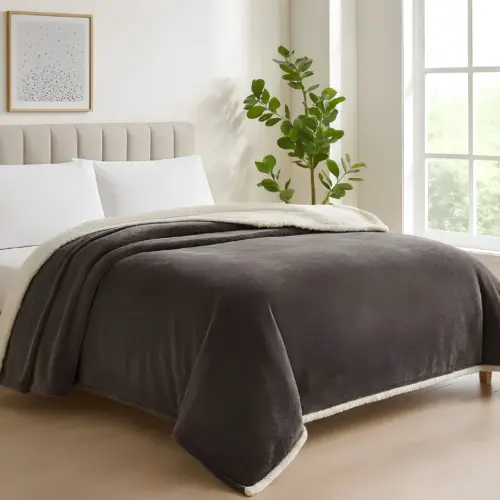 SHERPA COMFORTER 220X240 GREY