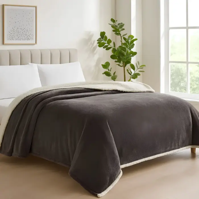 SHERPA COMFORTER 220X240 GREY