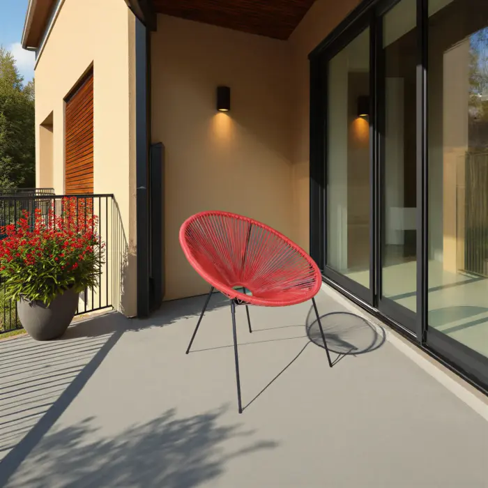 BNS-100145E RED FORLI Outdoor Chair