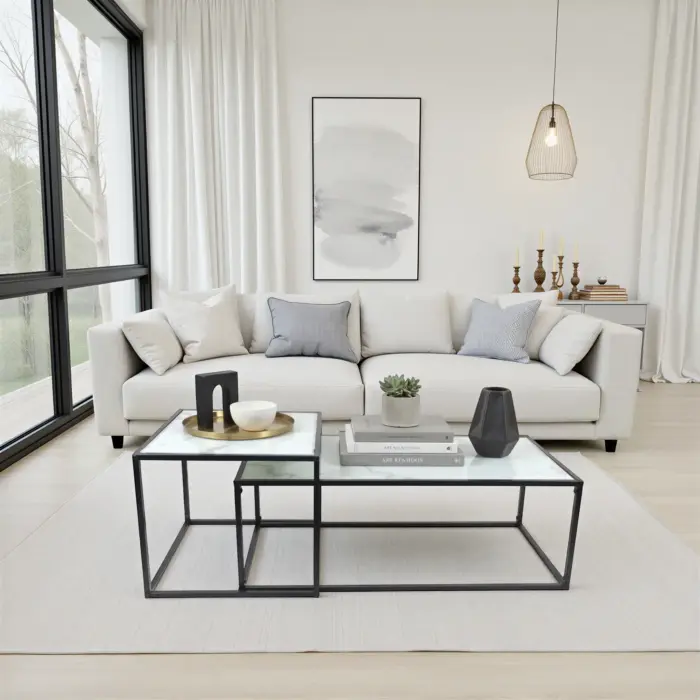 CT-2555 LENGKAP set of 2 Coffee Tables