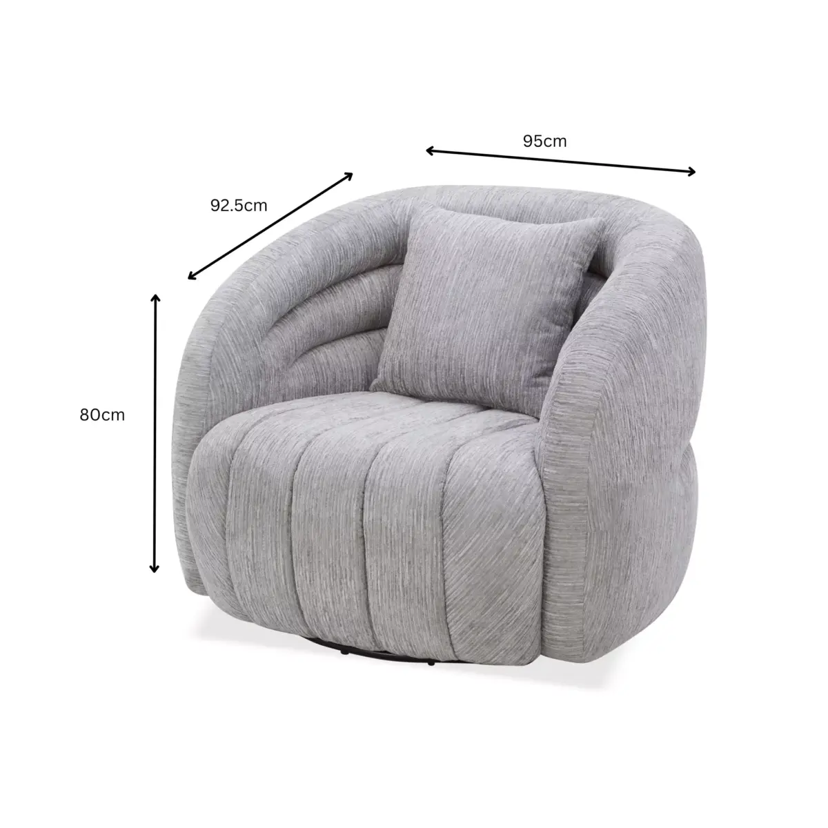 HUESCA Swivel Armchair