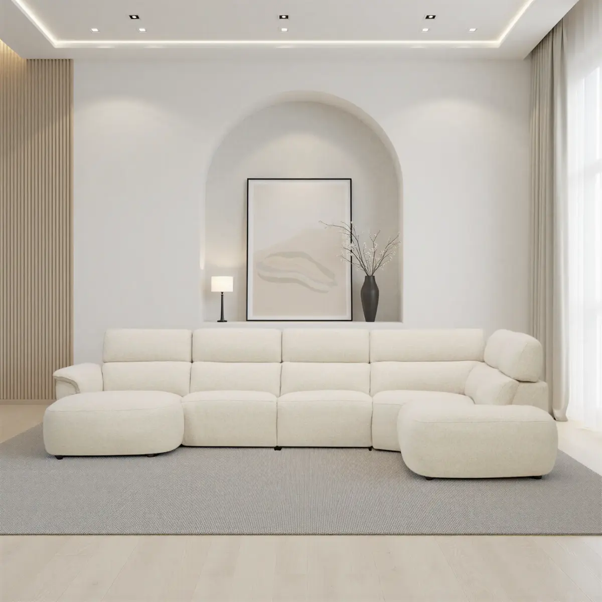 AVILES Left Side Recliner Sofa