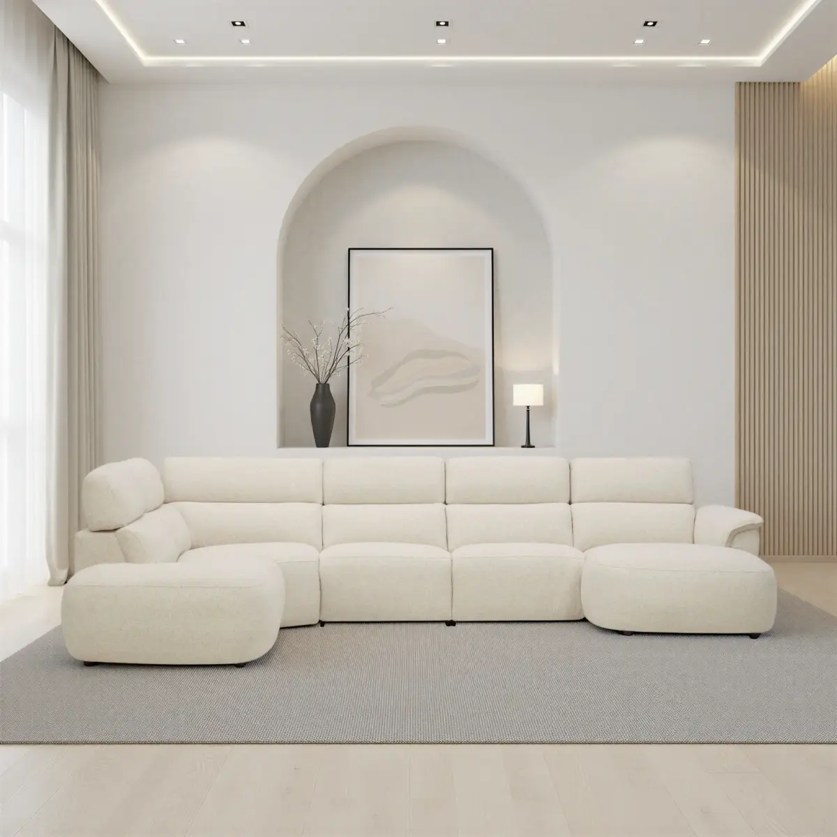 AVILES Right Side Recliner Sofa