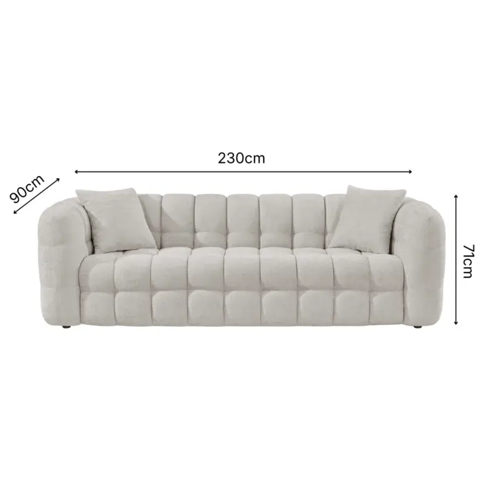 MK-6255 3S JYM638-3 (1) - 1 ELCHE 3 Seater Sofa