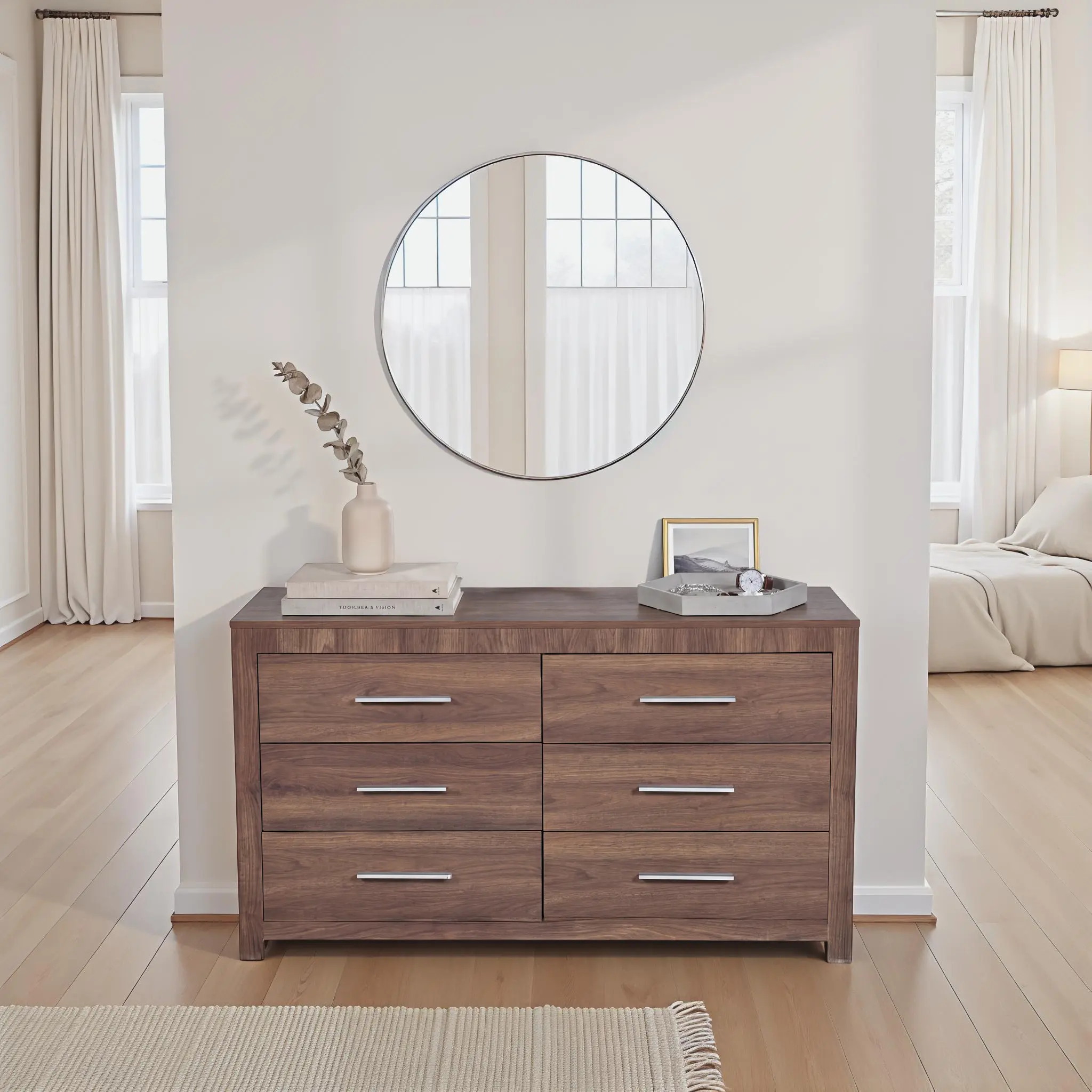Four Day RUFFY Dressing Table walnut