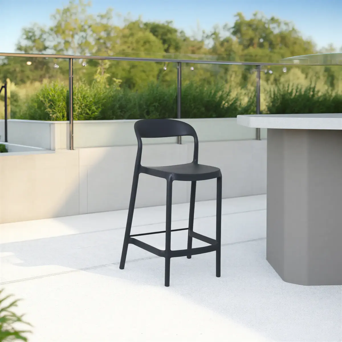 BRISKET Plastic Bar Stool