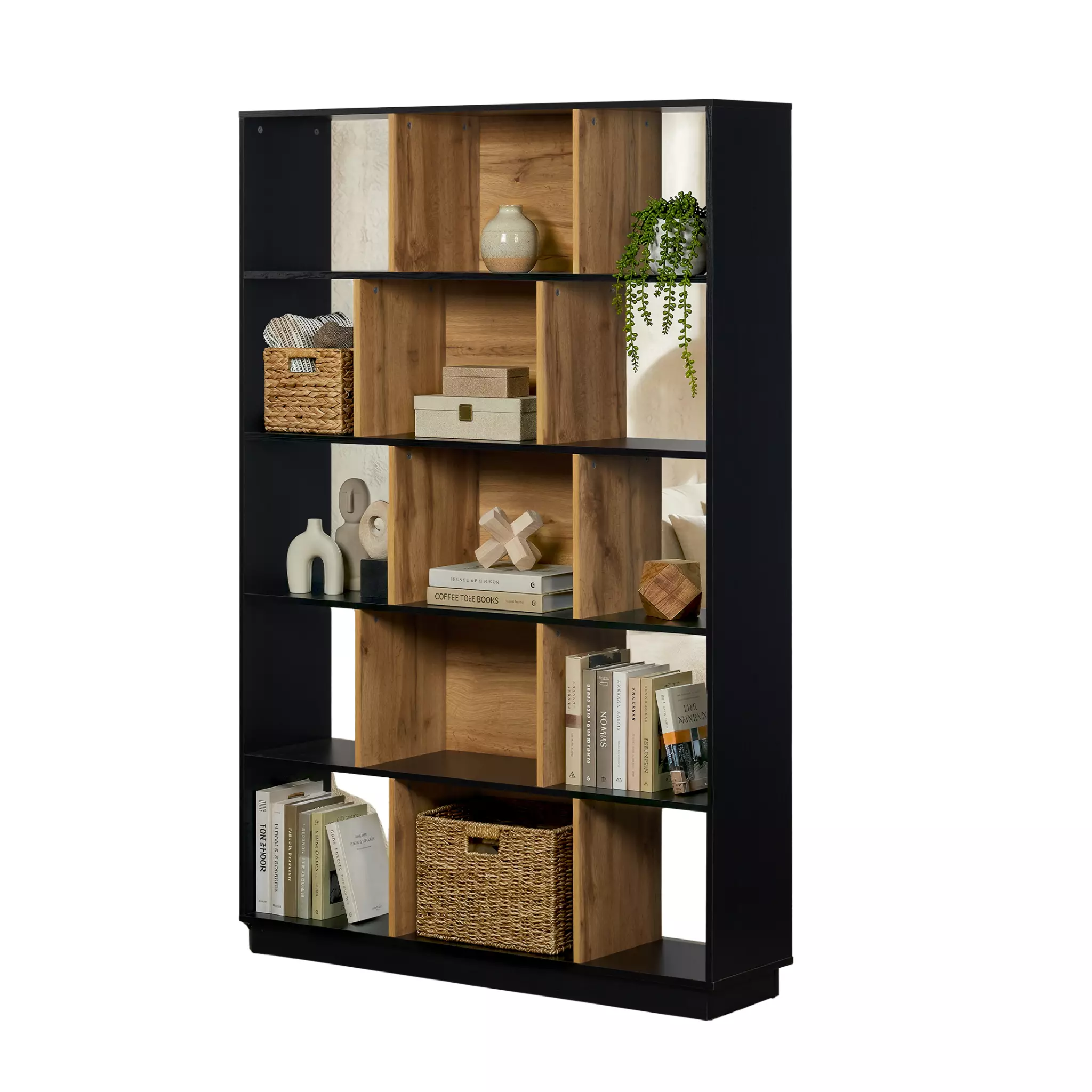 Four Day DAKOTA Bookcase Black