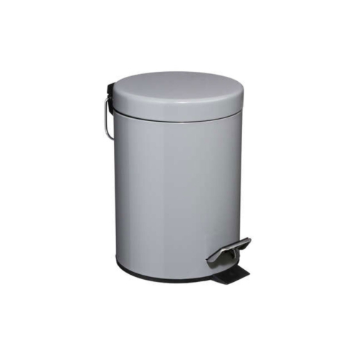 Grey Metal Dustbin