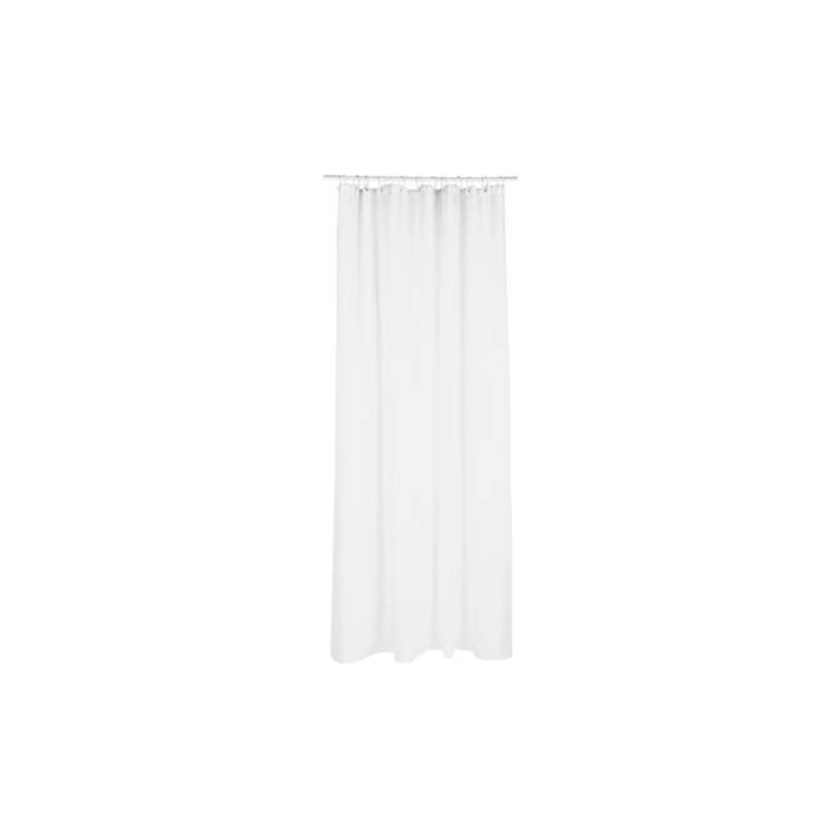 SHOWER CURTAIN WHITE