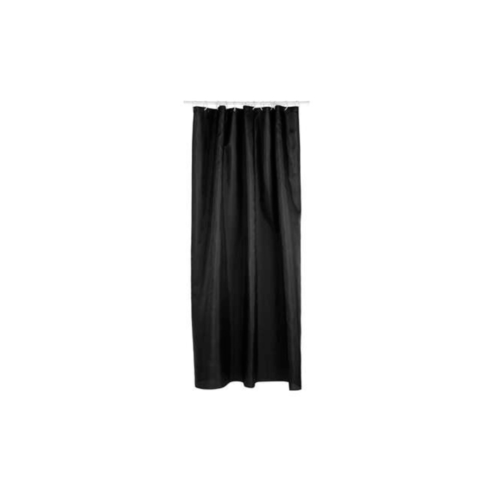 SHOWER CURTAIN BLACK