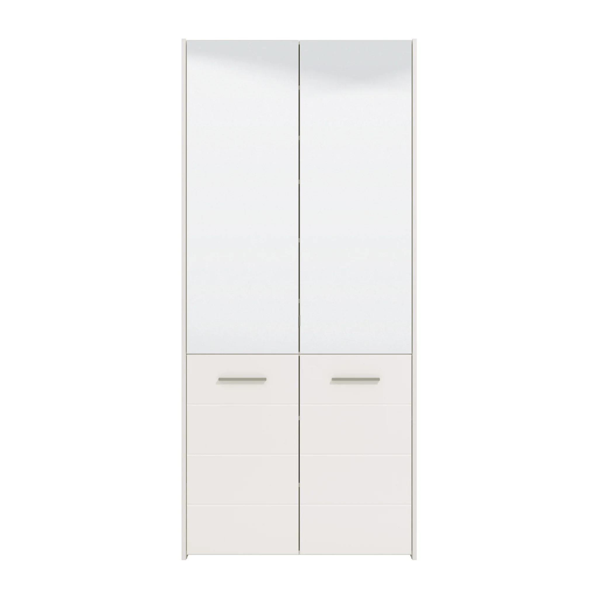 Four Day MENORCA Shoe Cabinet 2 Doors White