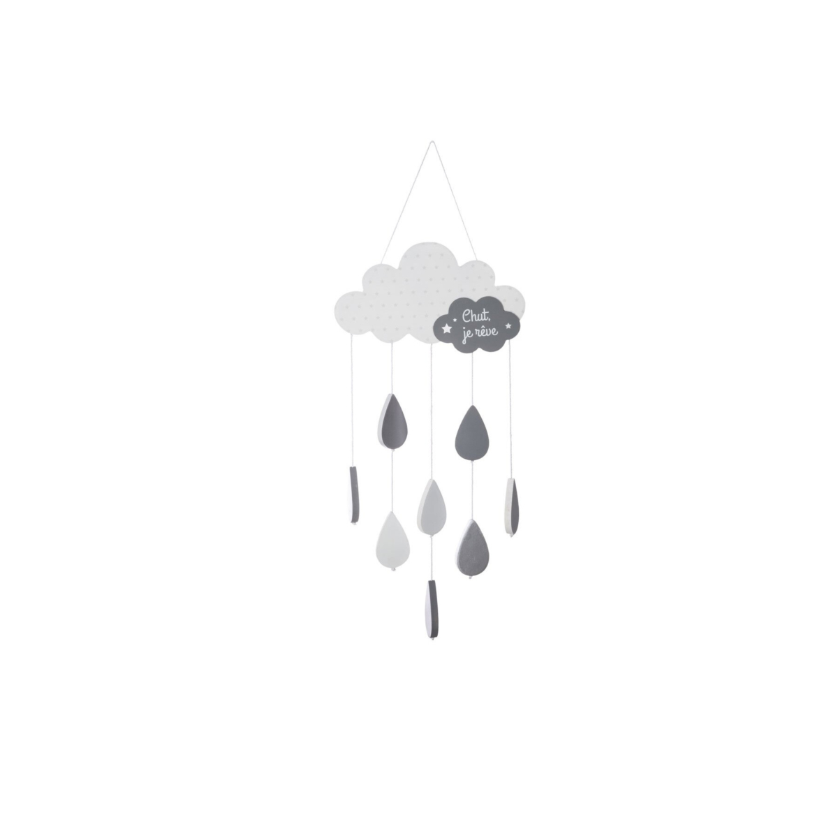 Grey Cloud Hanging Deco