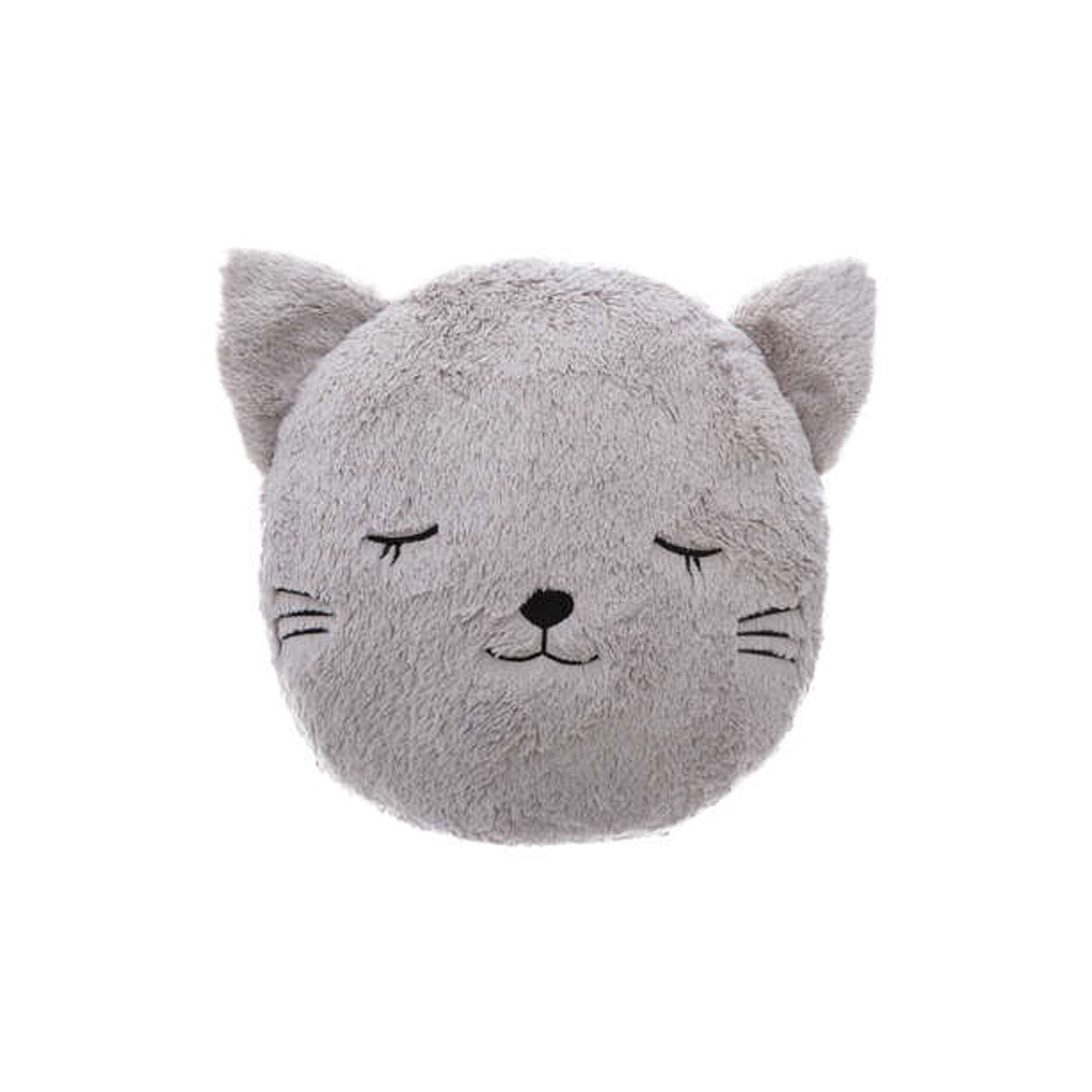 Four Day Round Cat Fake Fur Cushion