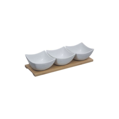 Porcelain & Bamboo 4p Set