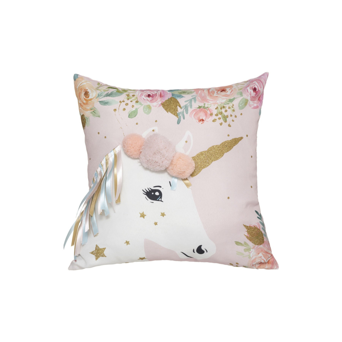 Ribbon Unicorn Cushion