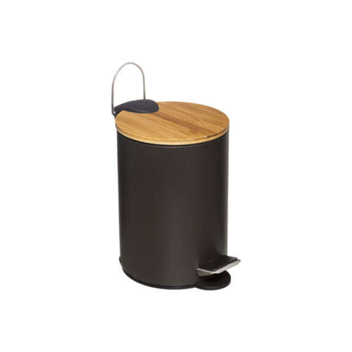 174572F.jpg Dustbin 3l Charcoal Modern