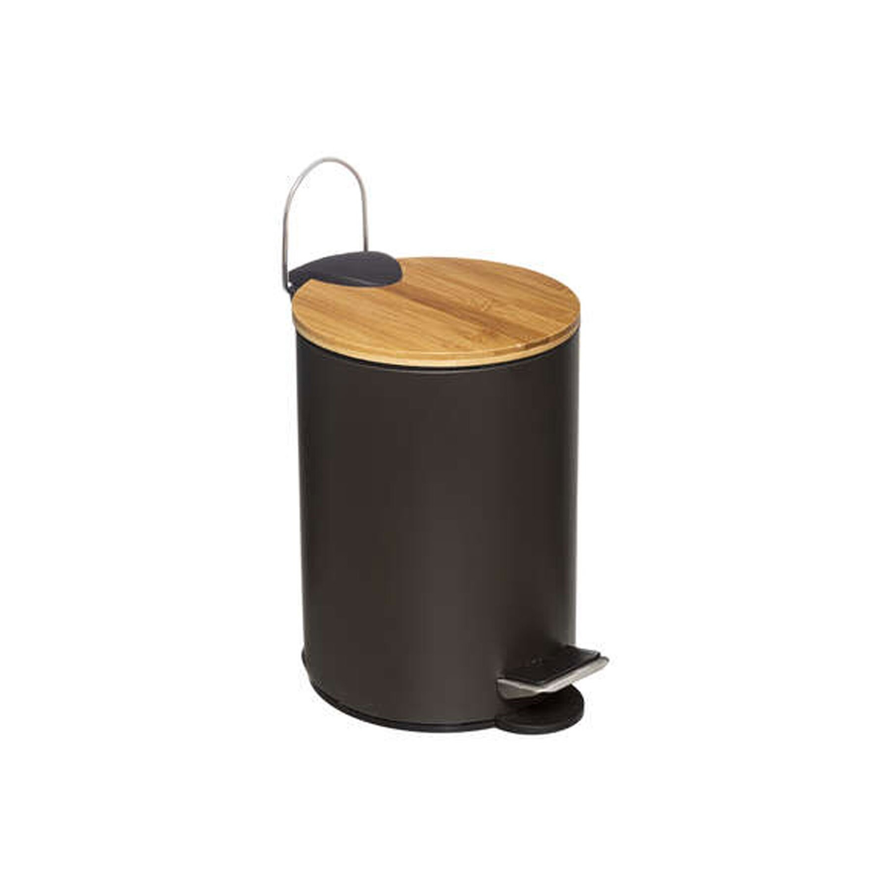 Four Day Dustbin 3l Charcoal Modern