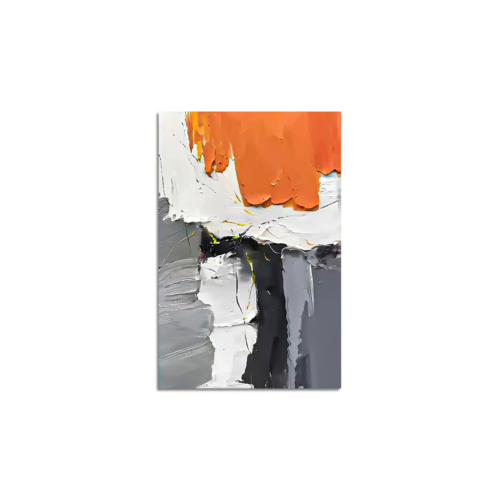 HEAVY TEXTURED COLORFUL ABSTRA