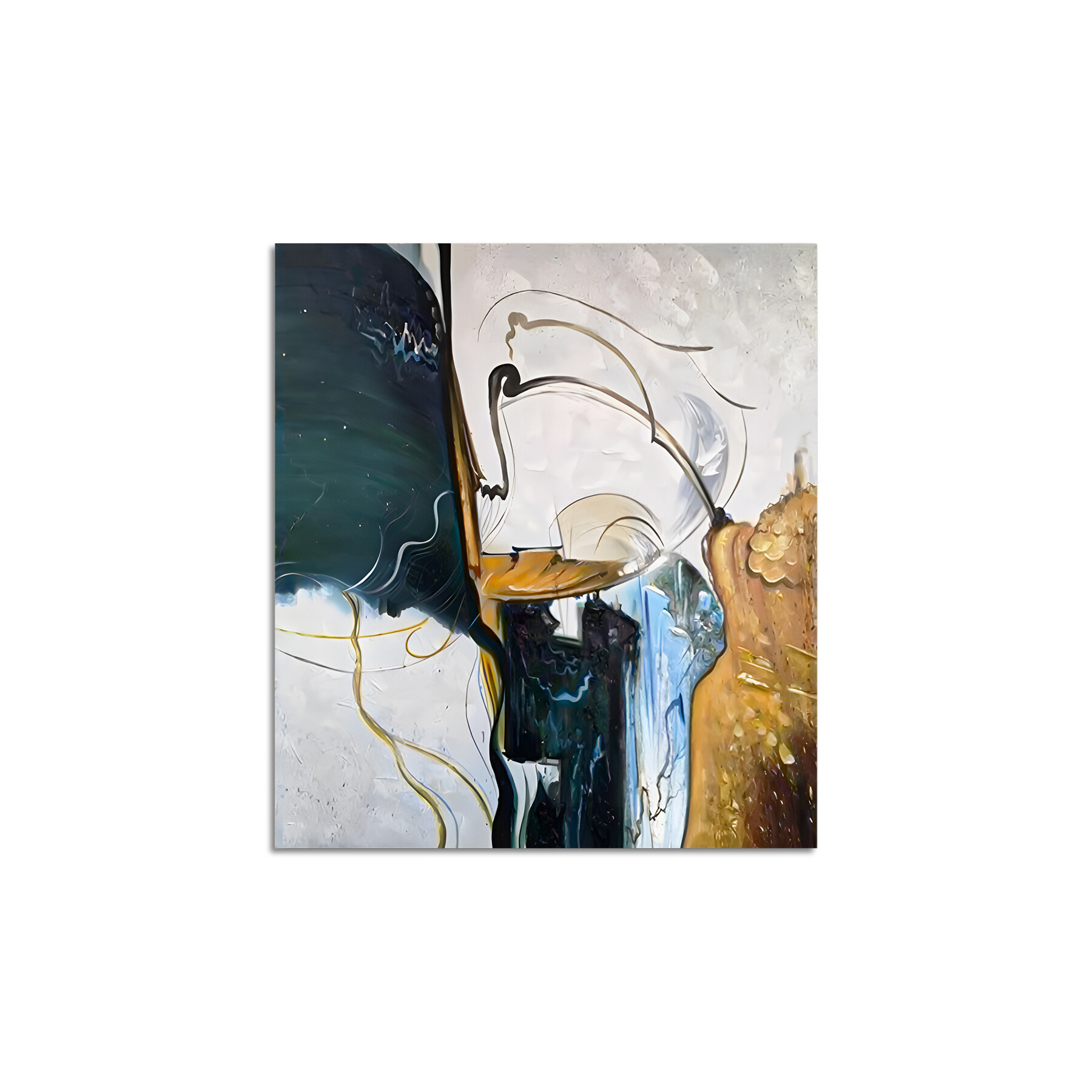 Four Day Minimalist Abstract Painting