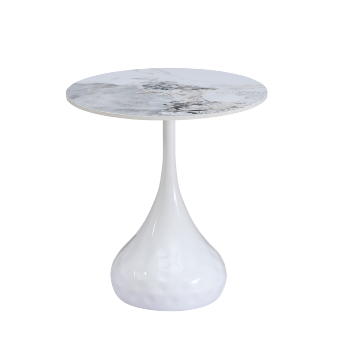 CE CT-2569B GREY+WHT GLASSY Coffee Table