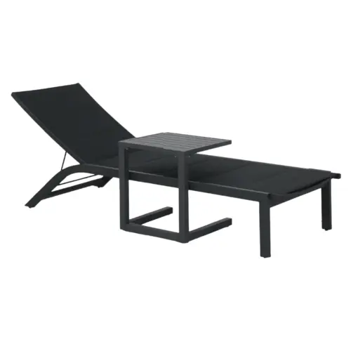 ECLIPSE SUNBED+ST BL ECLIPSE Sunbed with Side Table