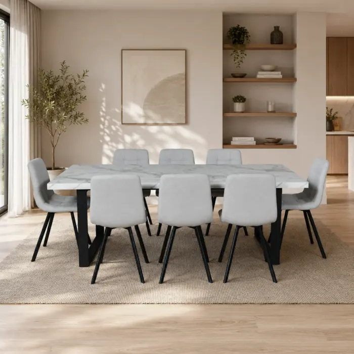 TEGELEN Dining Set 1+8