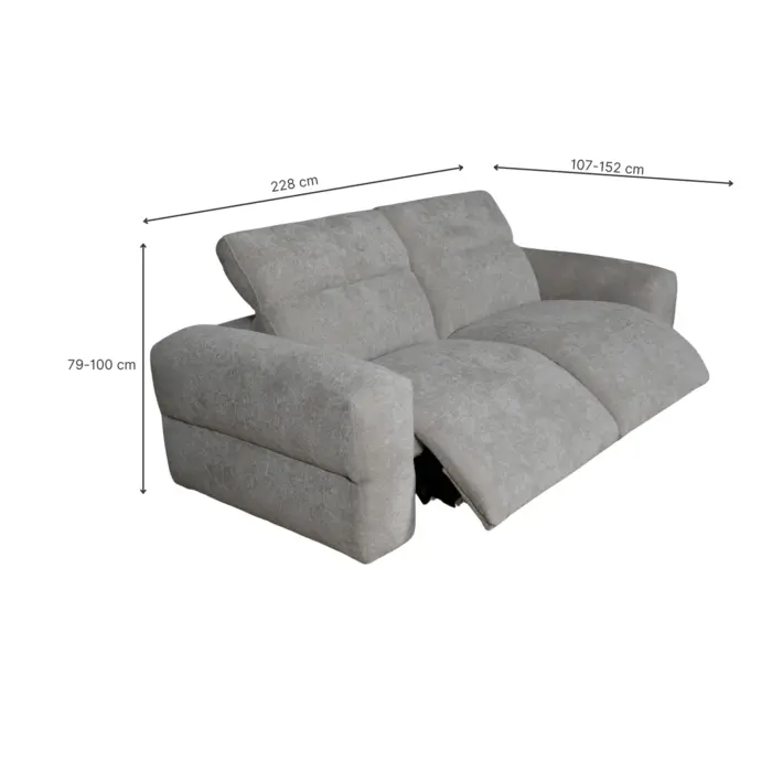 MELFI 3 Seater Recliner Sofa