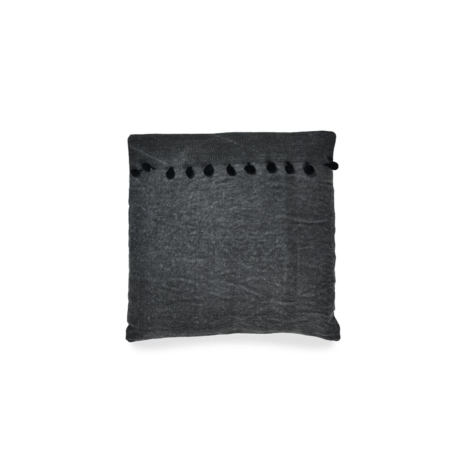 Four Day Handwoven Cushion Grey