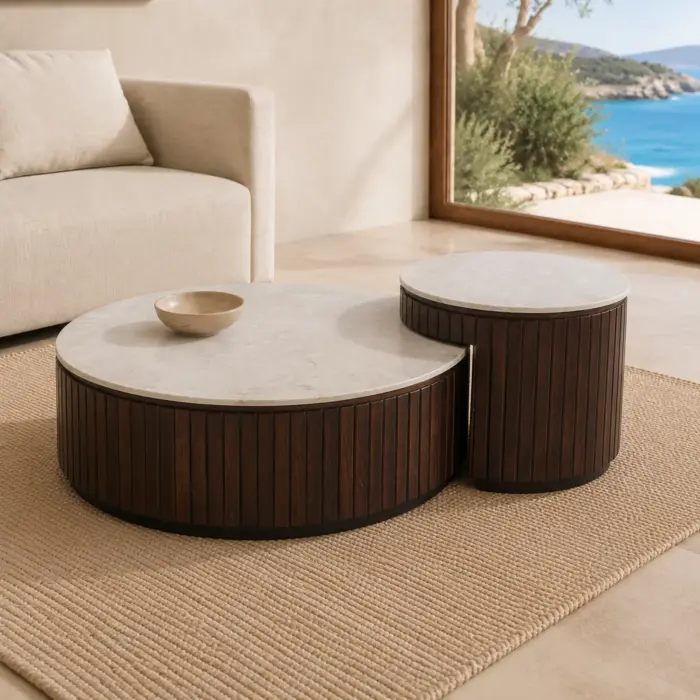 BREAZA Set of 2 Coffee Tables