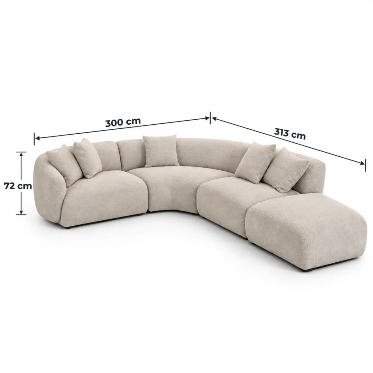CORK Right Corner Sofa