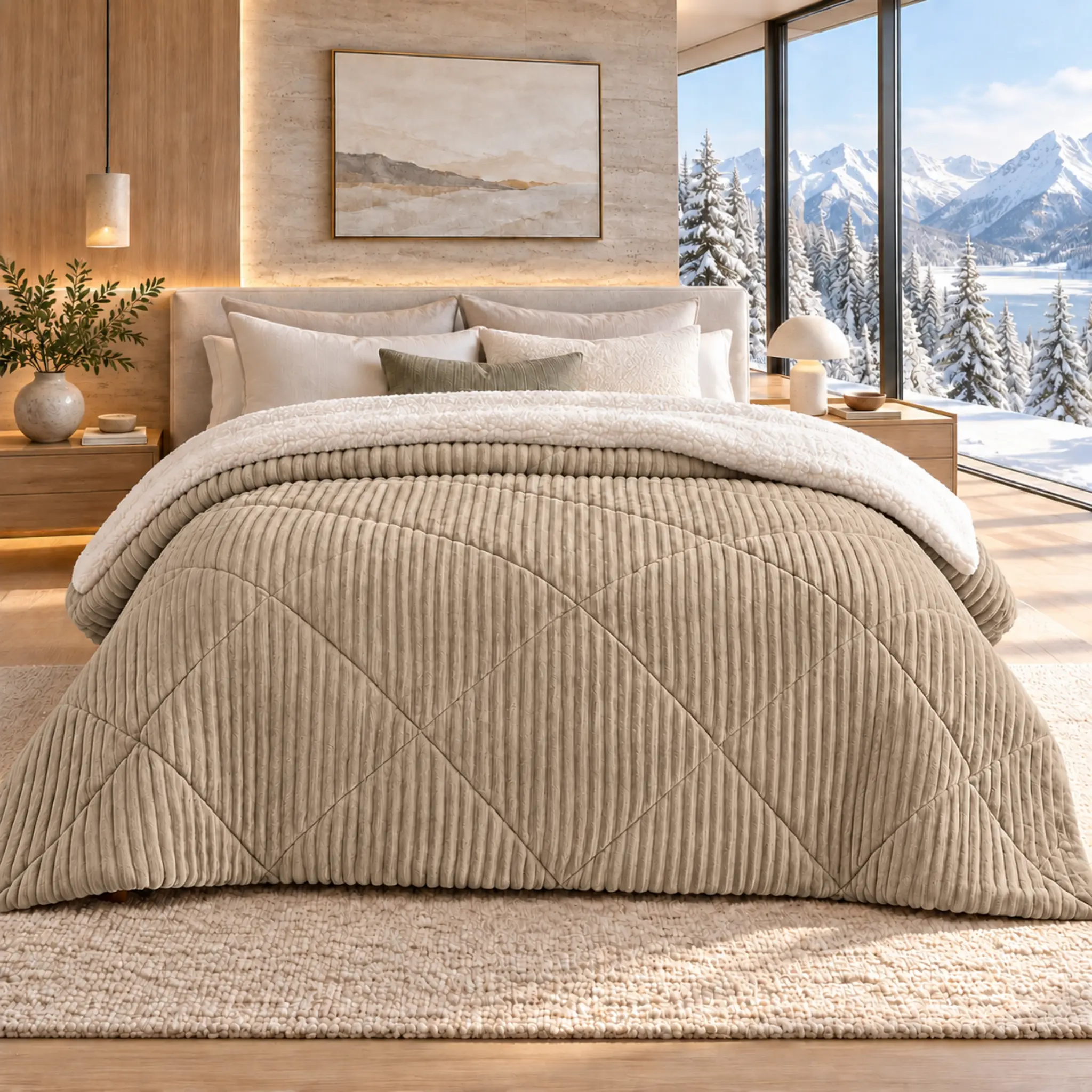 Four Day Blanket Quilt 180×240