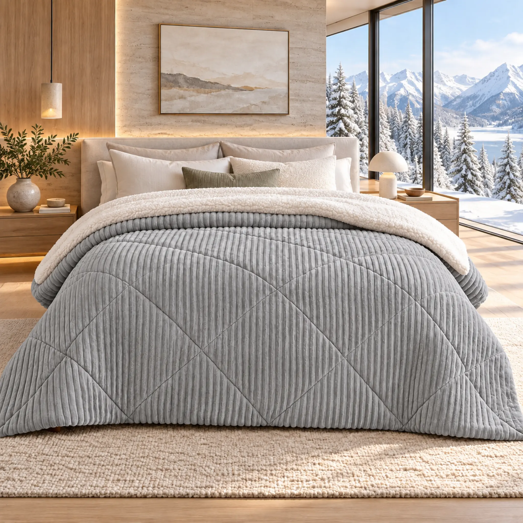 Four Day Blanket Quilt 220×240