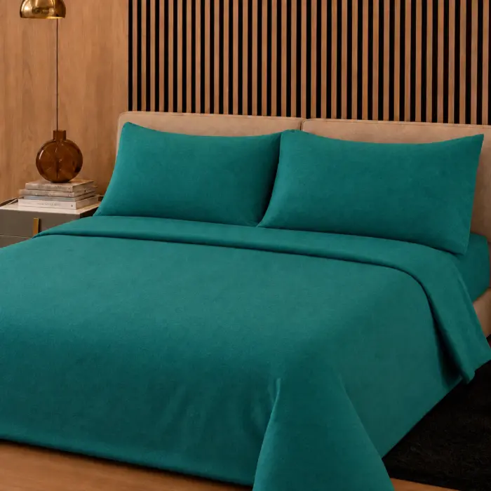 COTTON FLANNEL BED SHEET 6FT